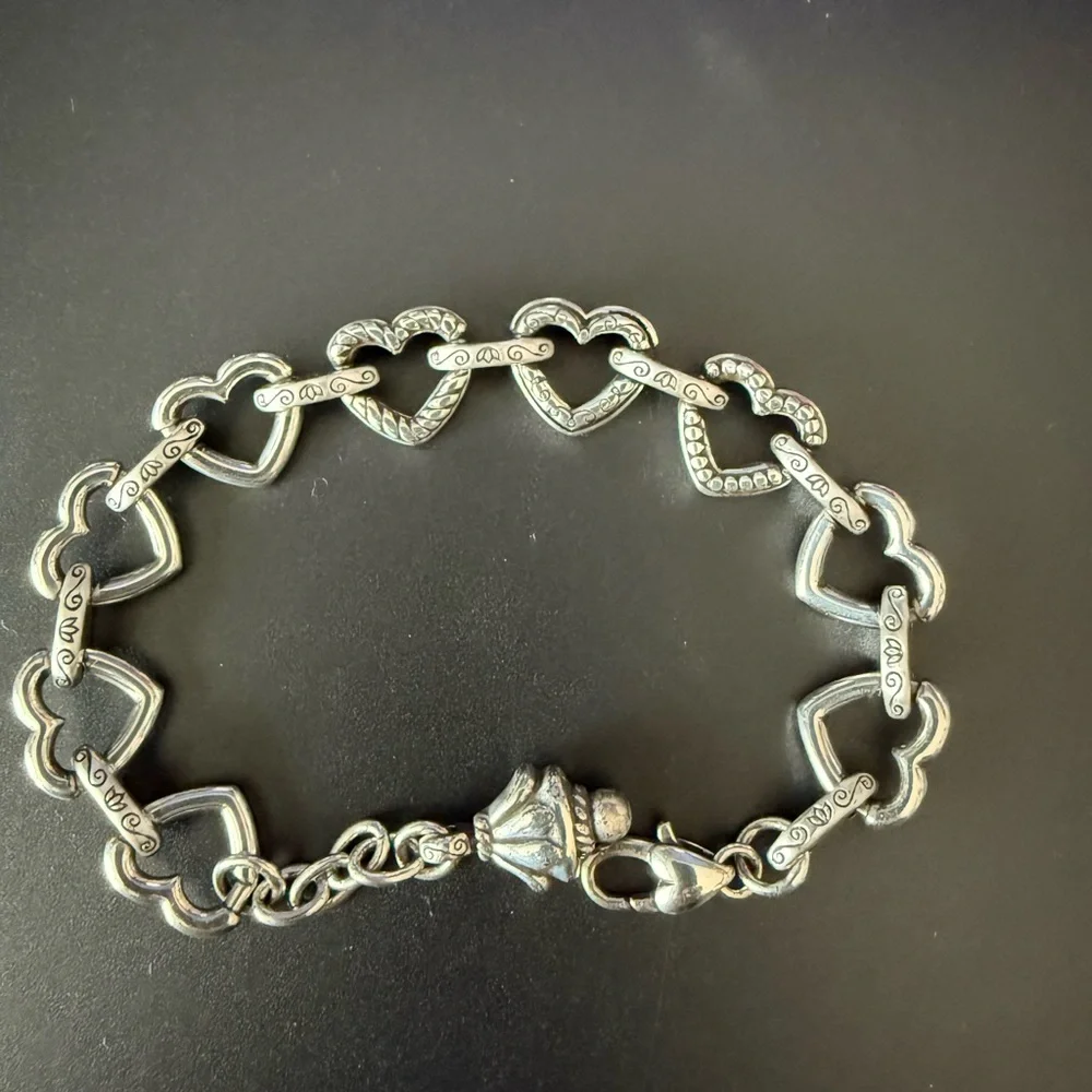 Brighton Open Heart Silver Bracelet - Picture 2 of 4